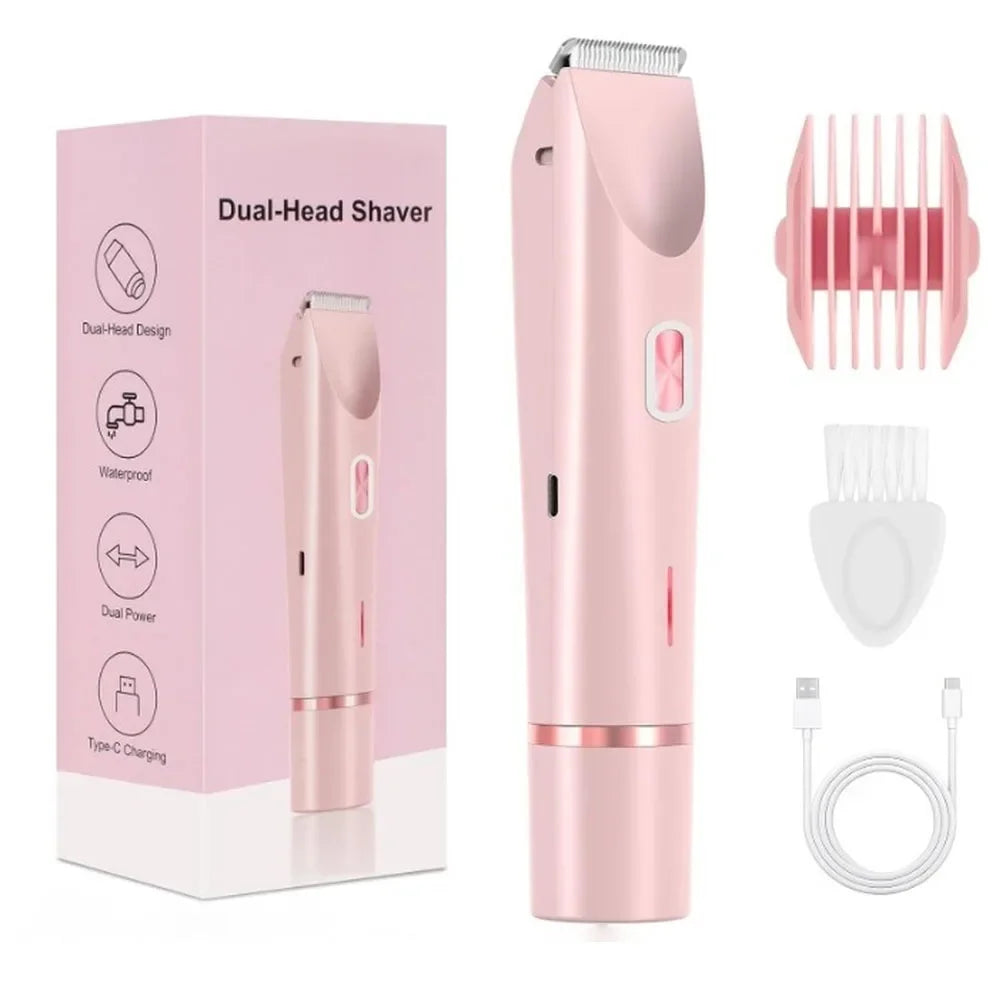 Velora 2-in-1 Waterproof Electric Shaver for Women