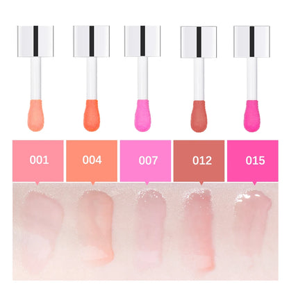 Plumping Moisturizing Lip Oil – Hydrating, Glossy & Pink Tint