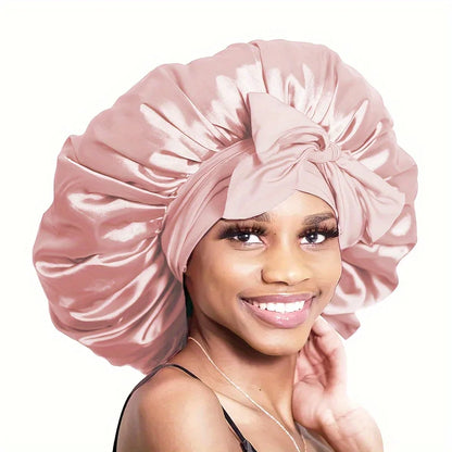 Satin Sleep Bonnet – Adjustable, Comfortable & Hair‑Protecting