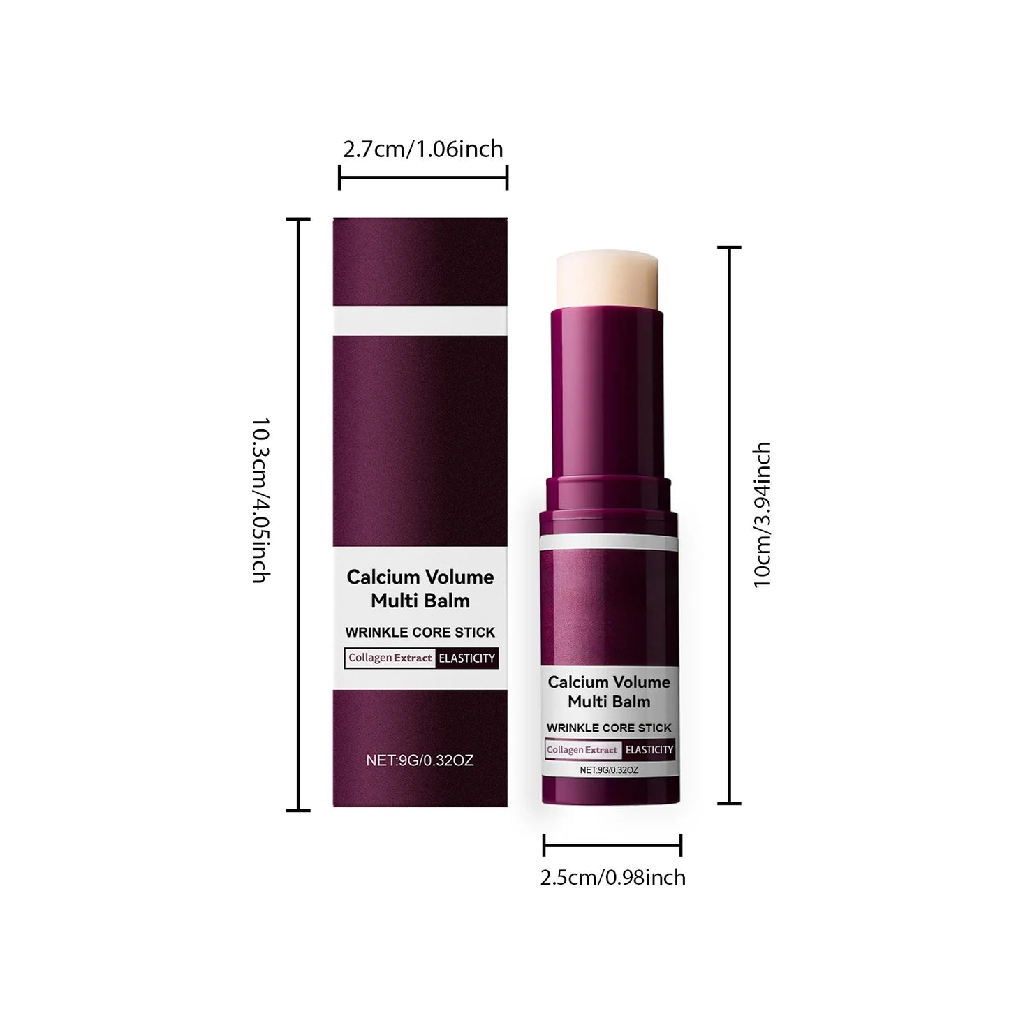 Calcium Volume Collagen Multi Balm Stick – Hydrating, Firming & Anti-Aging