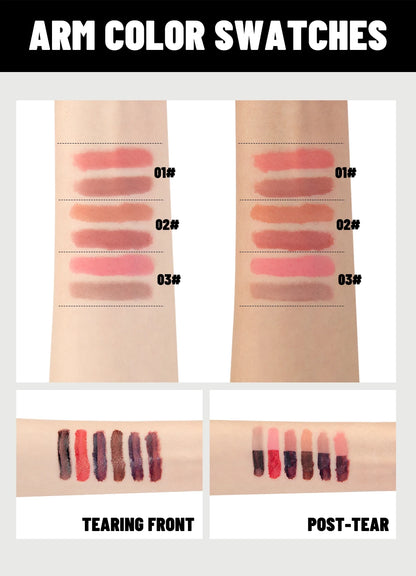 Double‑Ended Peel‑Off Lip Stain – Long‑Lasting, Waterproof & Transfer‑Proof