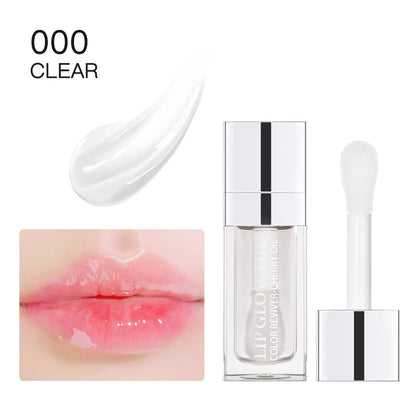 Plumping Moisturizing Lip Oil – Hydrating, Glossy & Pink Tint