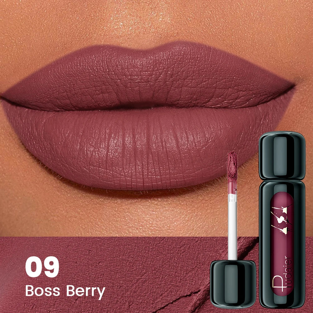 Velvet Matte Lip Mud – Long‑Lasting & Non‑Sticky