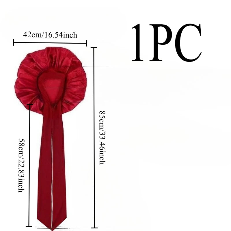 Satin Sleep Bonnet – Adjustable, Comfortable & Hair‑Protecting