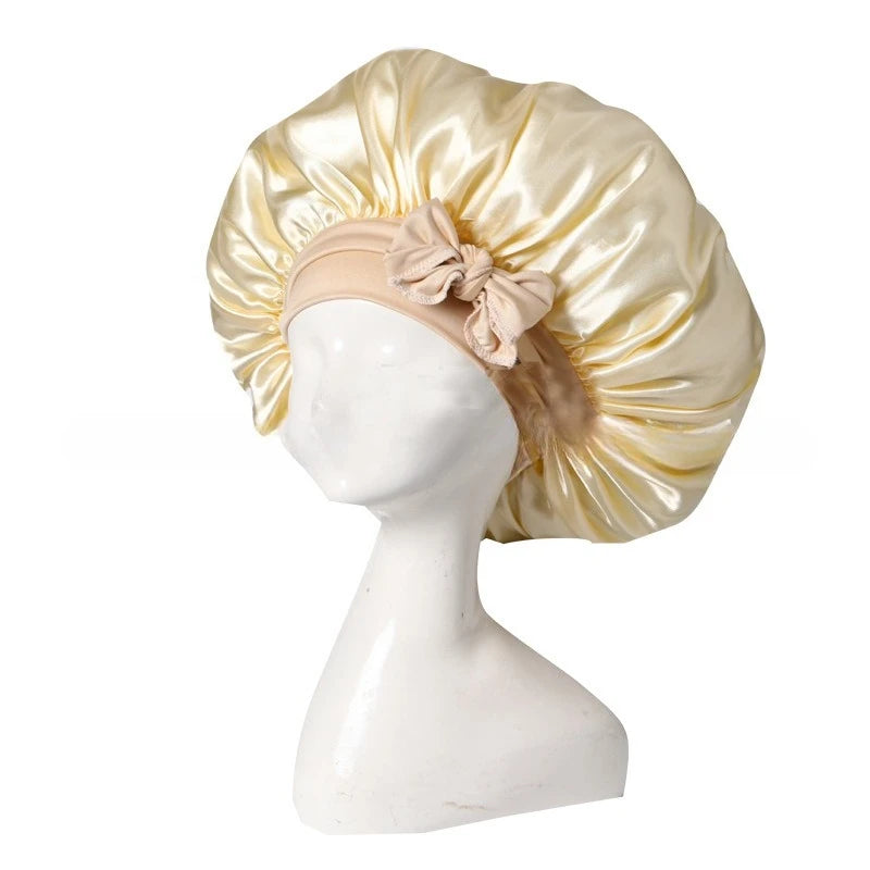 Satin Sleep Bonnet – Adjustable, Comfortable & Hair‑Protecting