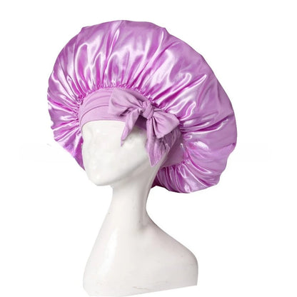 Satin Sleep Bonnet – Adjustable, Comfortable & Hair‑Protecting