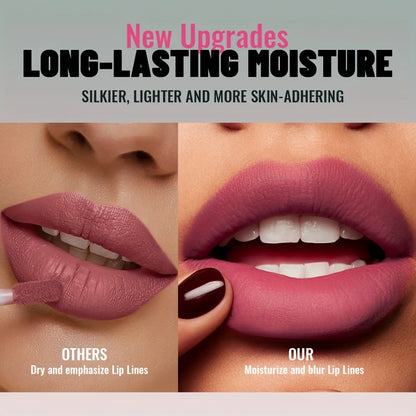 Velvet Matte Lip Mud – Long‑Lasting & Non‑Sticky