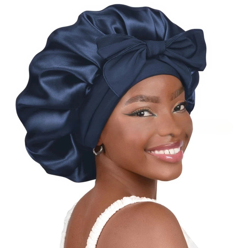 Satin Sleep Bonnet – Adjustable, Comfortable & Hair‑Protecting