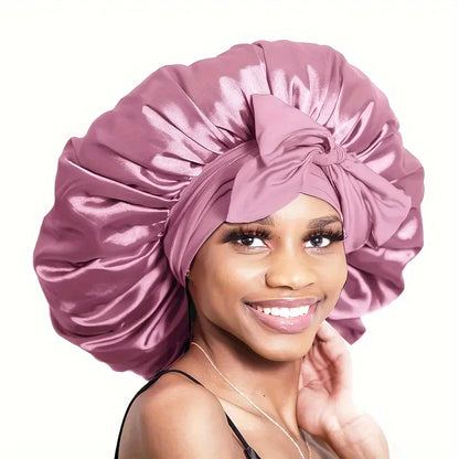 Satin Sleep Bonnet – Adjustable, Comfortable & Hair‑Protecting