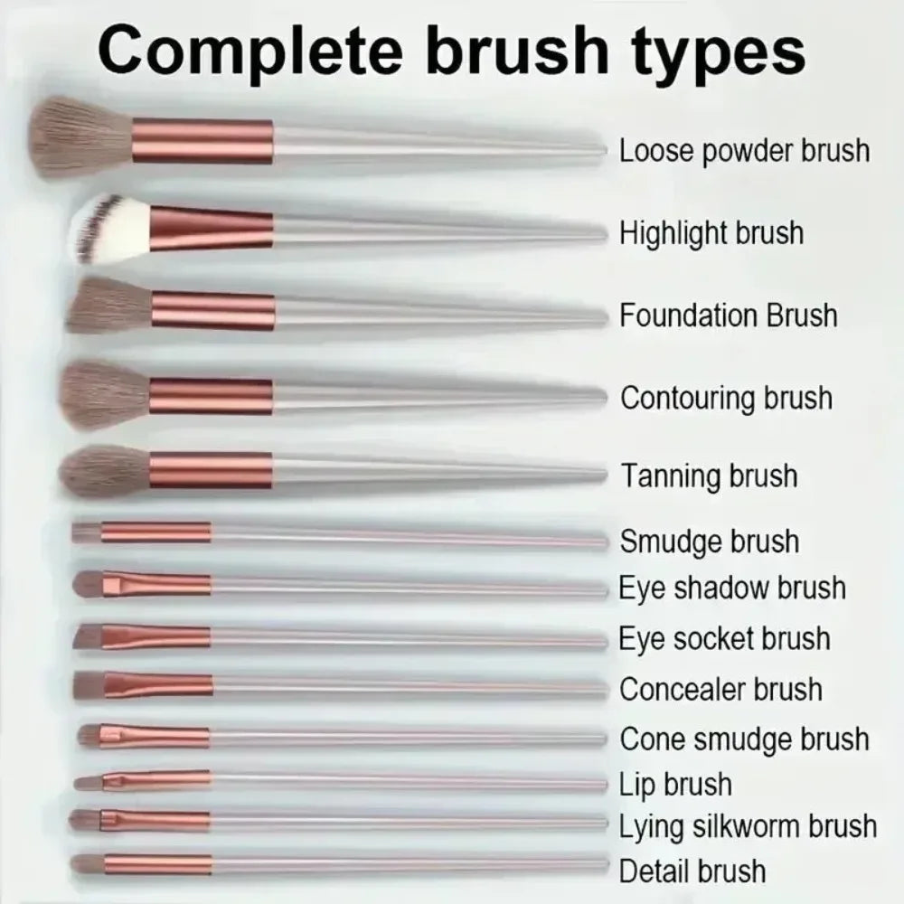 Makeup Brush Set (Soft & Fluffy)
